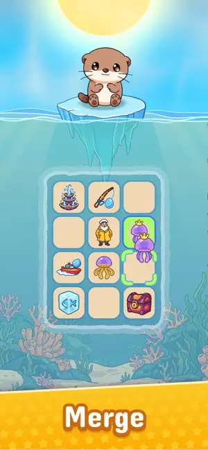 Otter Keeper - Idle Merge Game screenshot 1