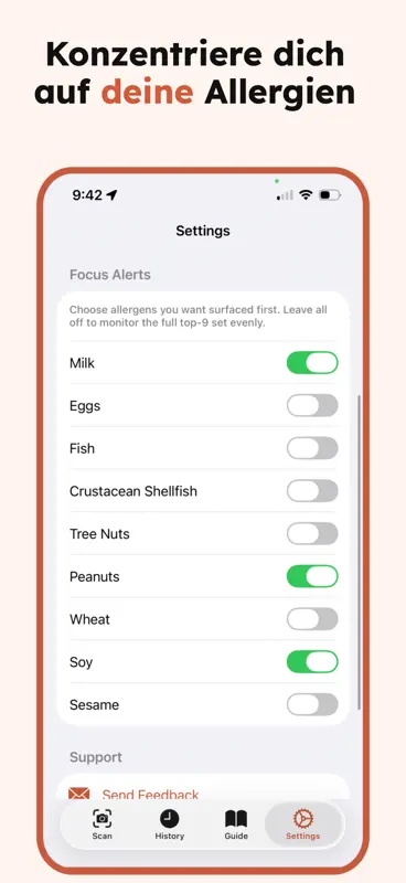 Allergie Scanner screenshot 6 of 8