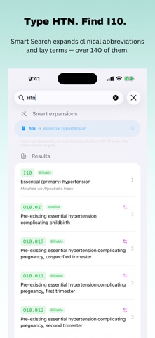 ICD 10 2026 screenshot