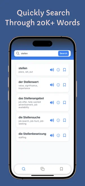 German Flashcards & Wordlist screenshot 3