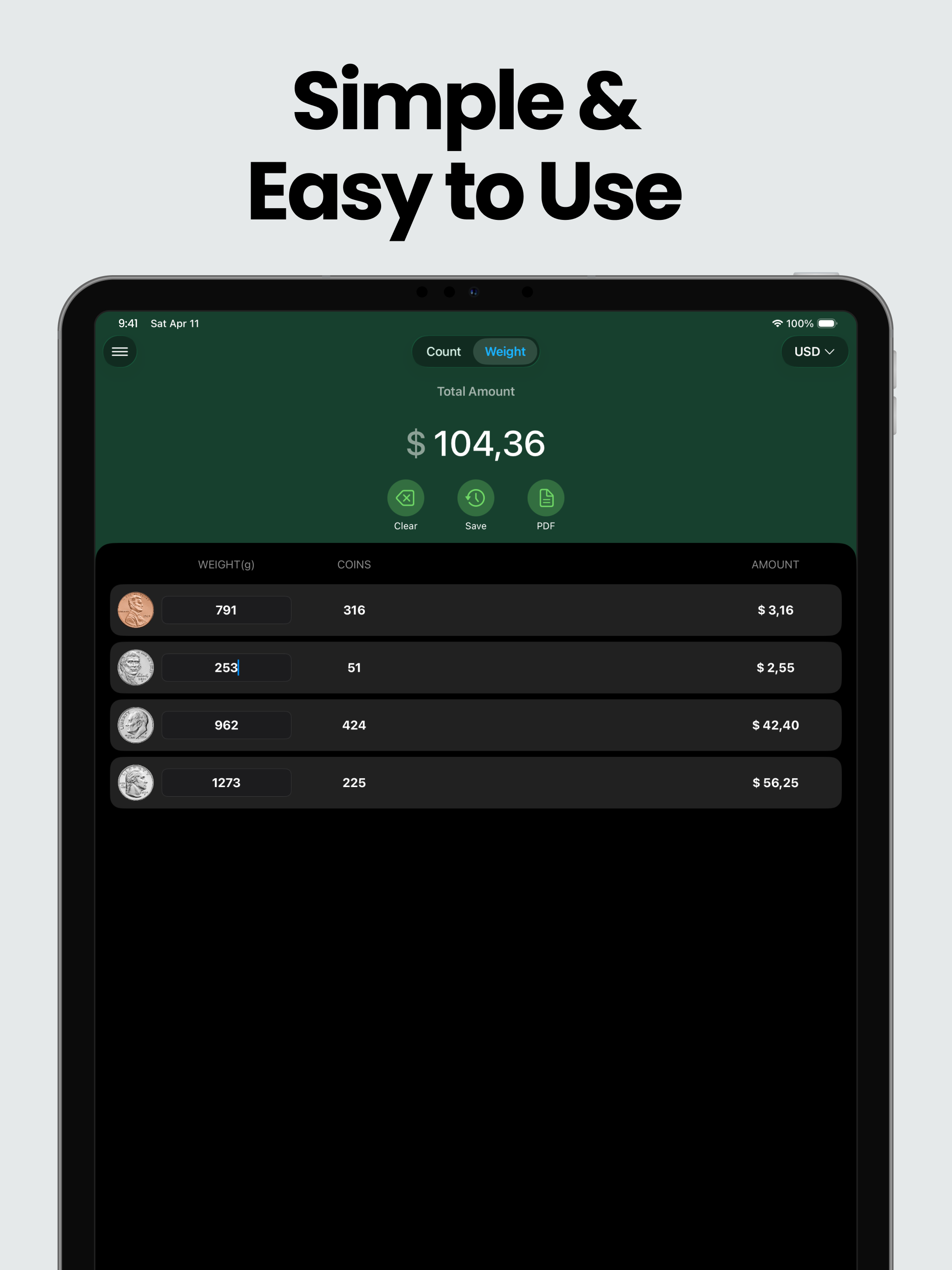 Coin Counter - CoinPouch screenshot 10