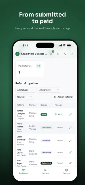 Pro Flow Referrals screenshot 2
