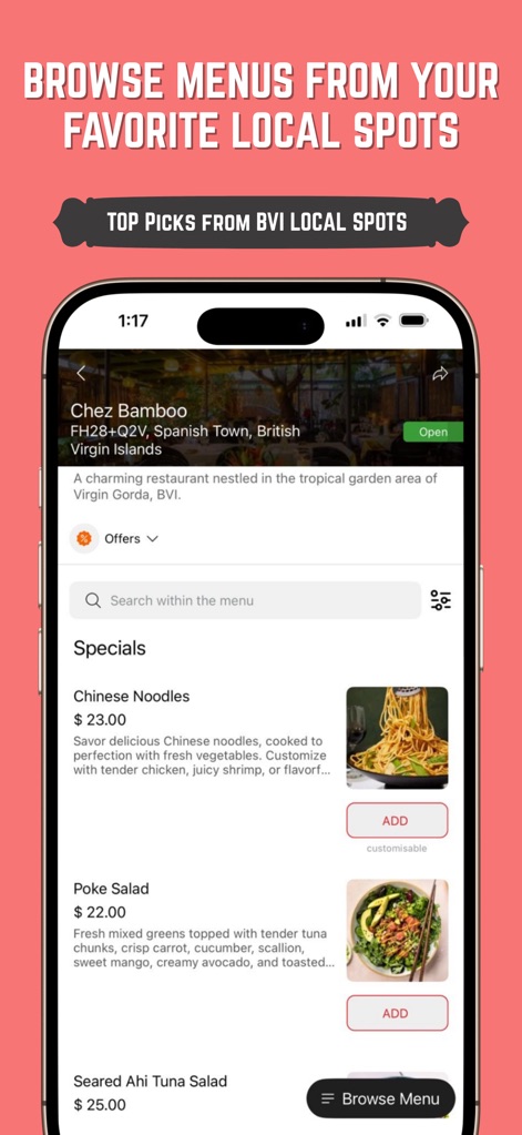 Dash Me: BVI's Food Delivery - Food & Drink App | MWM