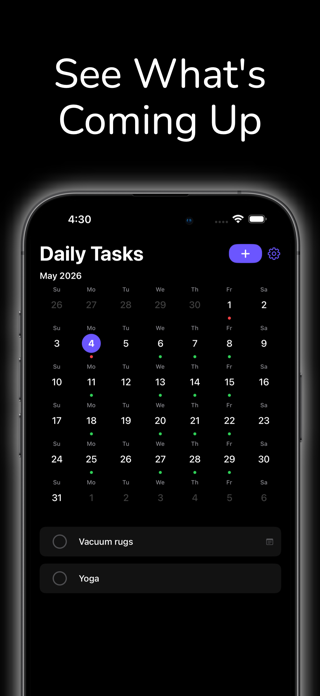 Daily Tasks: Simple & Minimal Screenshot 2 of 6