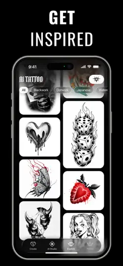 Capture d'écran de Tattoo Design sur iPhone 5