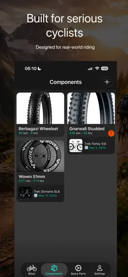 Screenshot von My Bikes auf dem iPhone 3