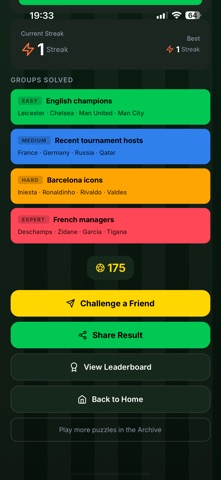 Footy Links: Football Quiz iPhone screenshot