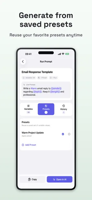 PromptVault AI Prompt Manager screenshot 3