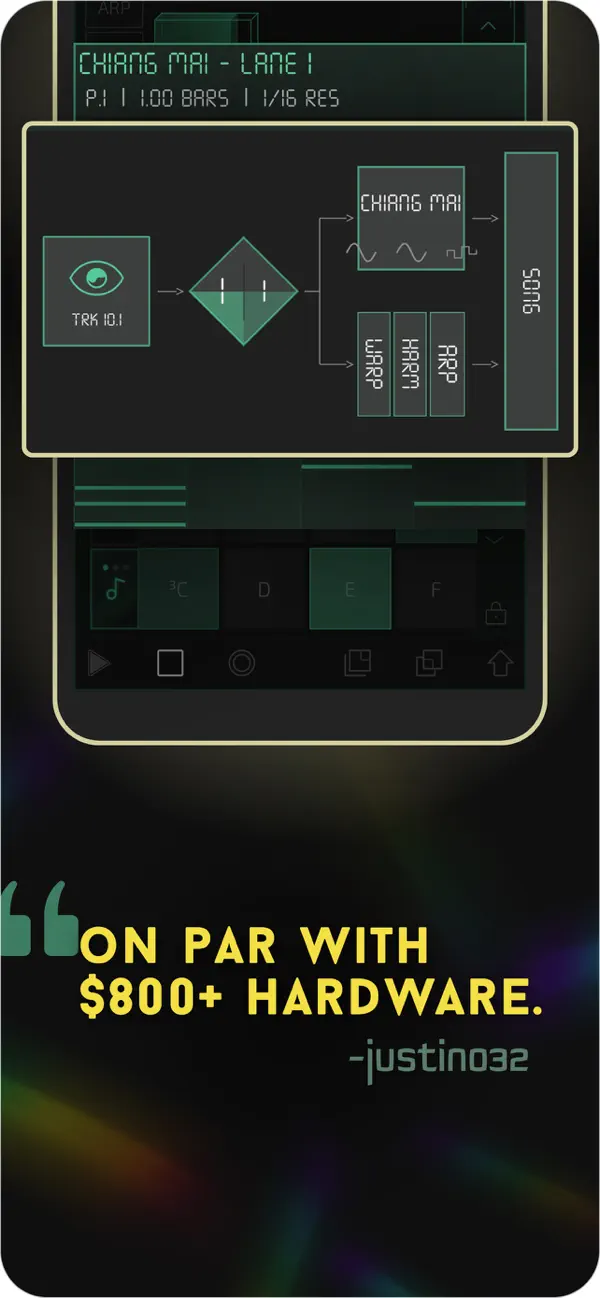 #3. Prism MIDI Sequencer (iOS) De: Tyler Quatraro