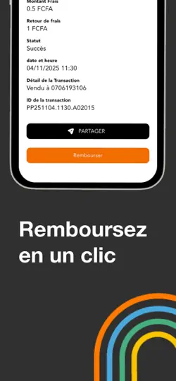 Capture d'écran de OM Business sur iPhone 5