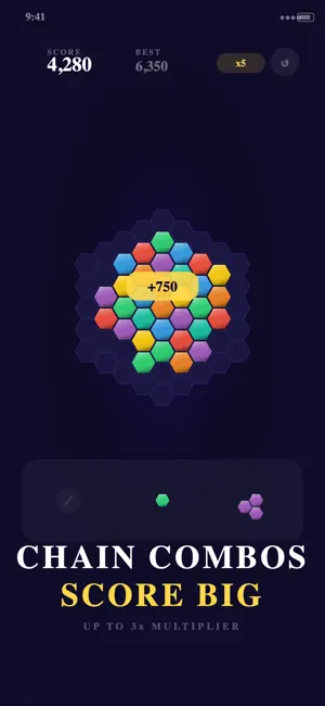 Hexa Blast: Hex Block Puzzle screenshot 2