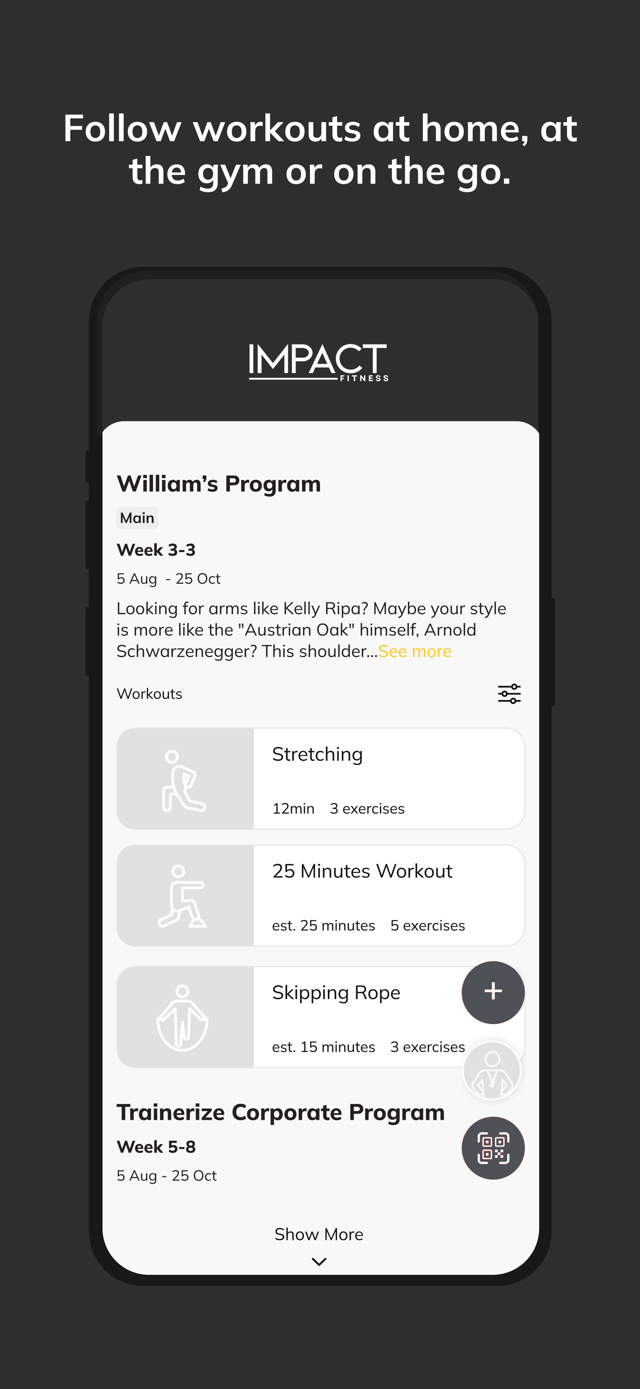 Impact Fitness Virtual
