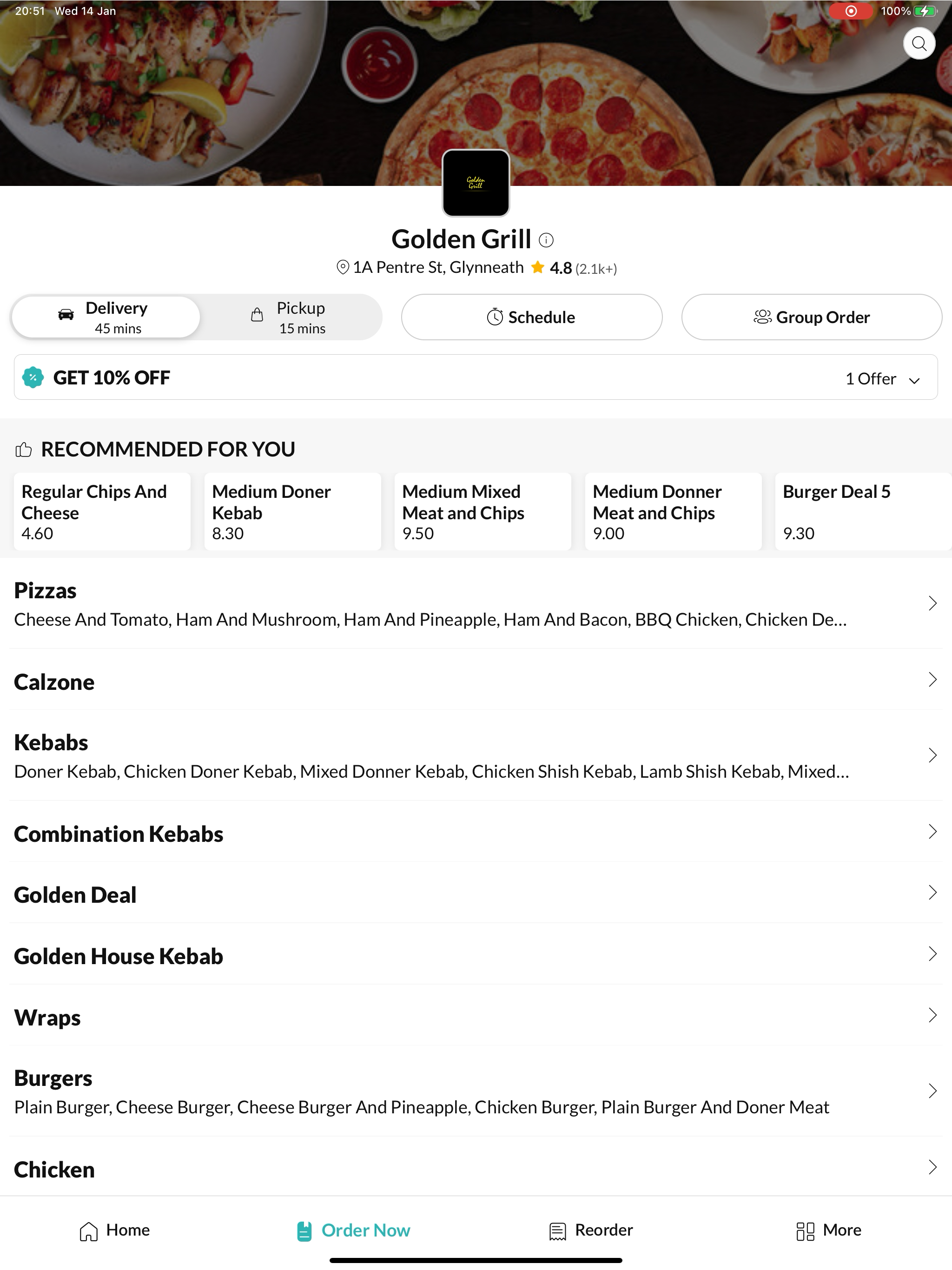 Golden Grill Glynneath