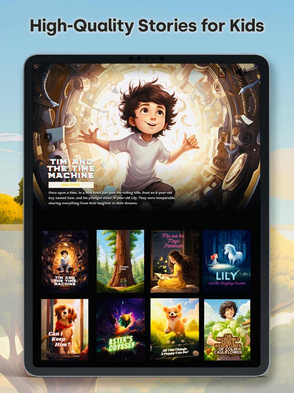 StorySafari: Stories for Kids iPad screenshot 1 - Book app