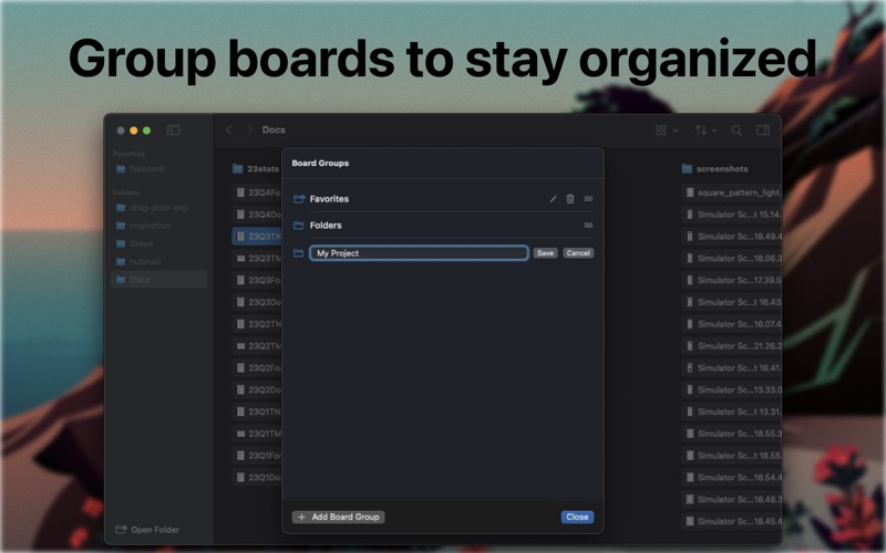 FileBoard: Kanban for Files iPhone screenshot
