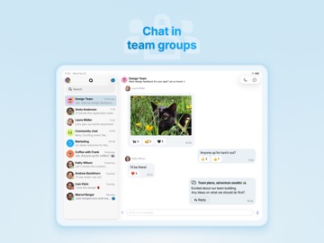 Nextcloud Talk iPad screenshot