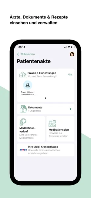Mobil Krankenkasse - ePA iPhone screenshot 2