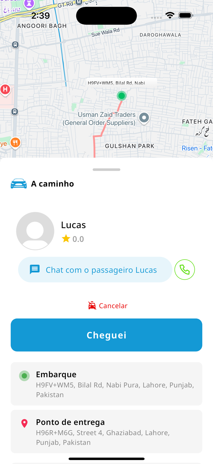 Amiggos App Motorista