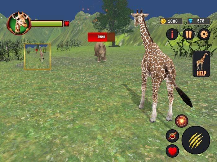 Giraffe Simulator Safari Game