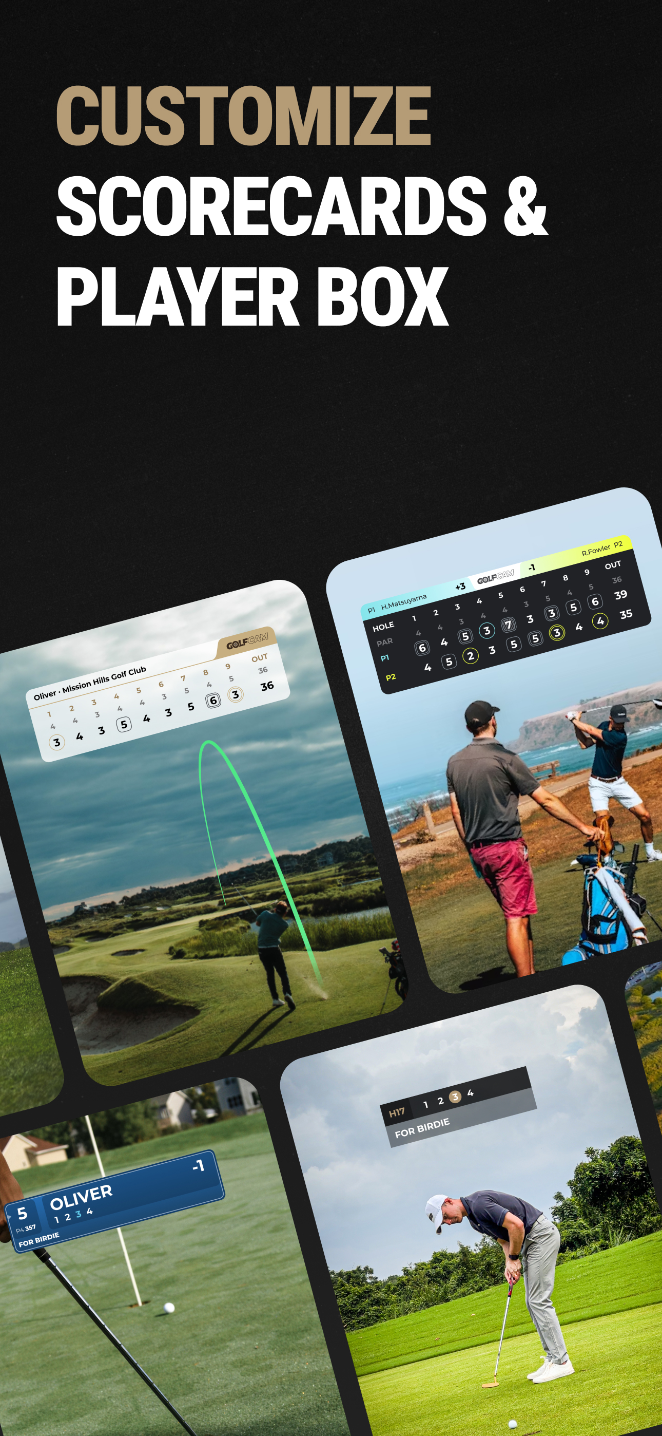 GolfCam: Golf Video Editor