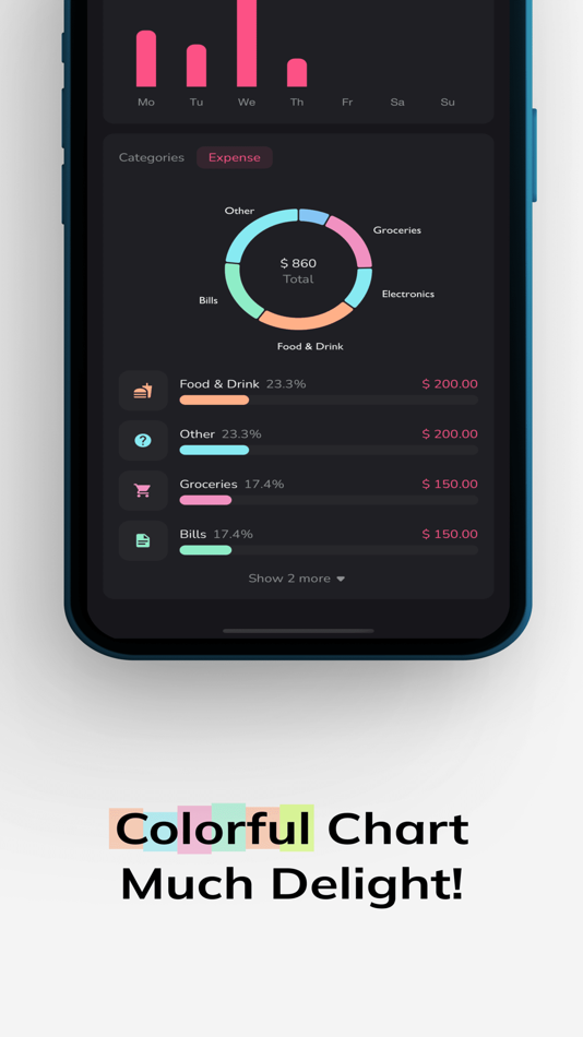 #5. Dino - Expense Tracker (iOS) 由: Sheng Yong Loh