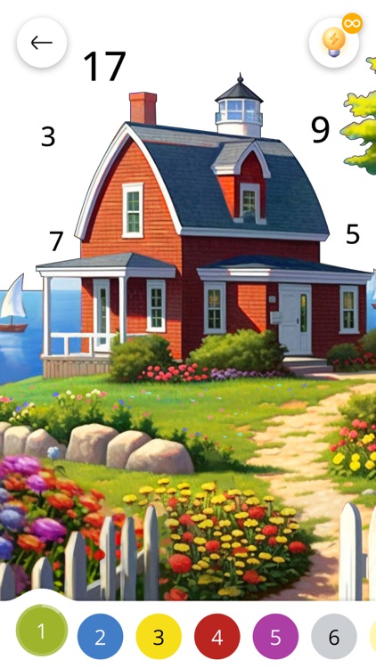 Paint by Number Coloring Game screenshot-3