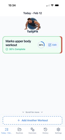 Tally-Fit screenshot