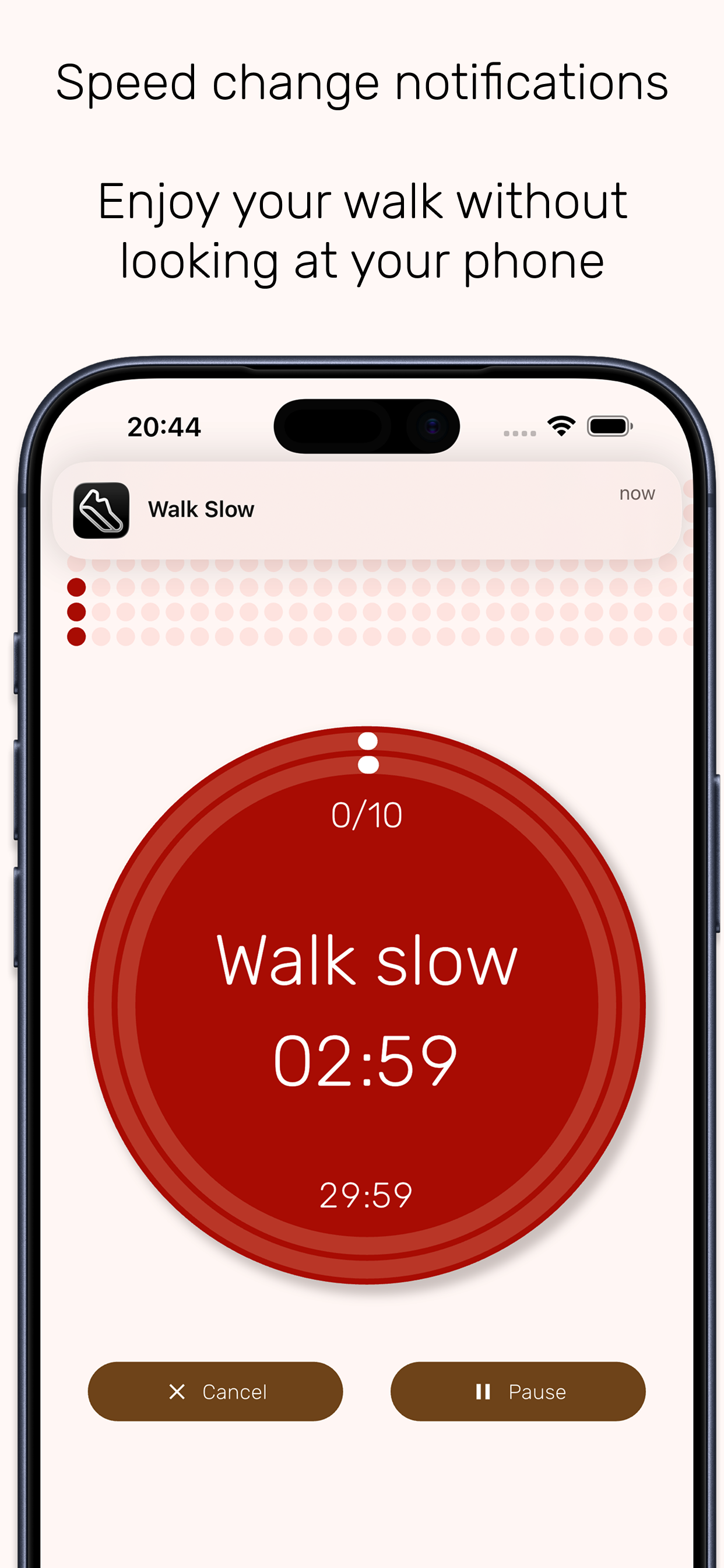 Japanese Walking Timer screenshot 2