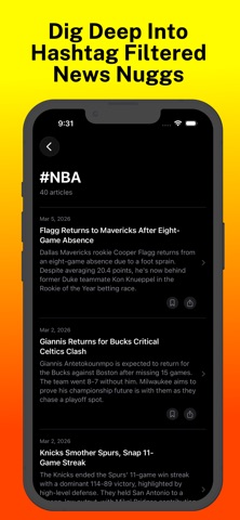 NewsNuggs: News Facts No Fluff screenshot