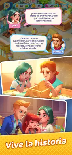 Captura de pantalla de Gossip Harbor: Merge & Story en iPhone 2