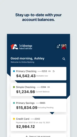 1st Advantage Mobile Banking screenshot 2