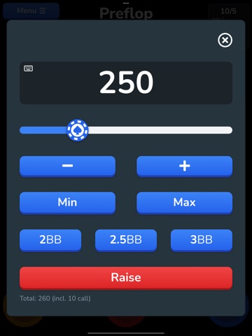 Pocket Poker Chips iPad screenshot