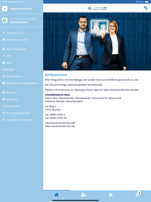 Screenshot #4 pour Steuerkanzlei Hess