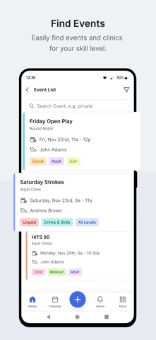 ERSC Epic Racquet Sports Club screenshot
