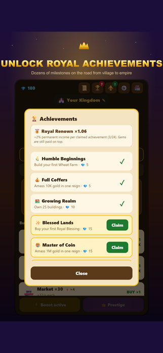 Idle Medieval Kingdom Builder Screenshot 5 of 8