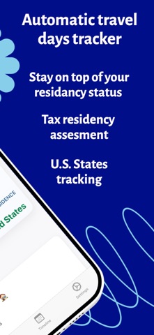 StayTrek - Residency Tracker iPhone screenshot