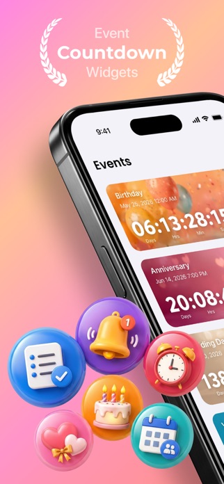 CountX: Countdown & Reminders Screenshot 1 of 7