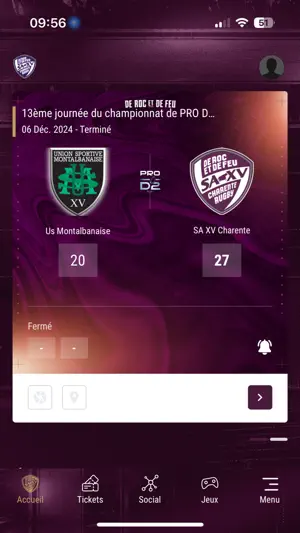 SA XV Charente Rugby screenshot 1