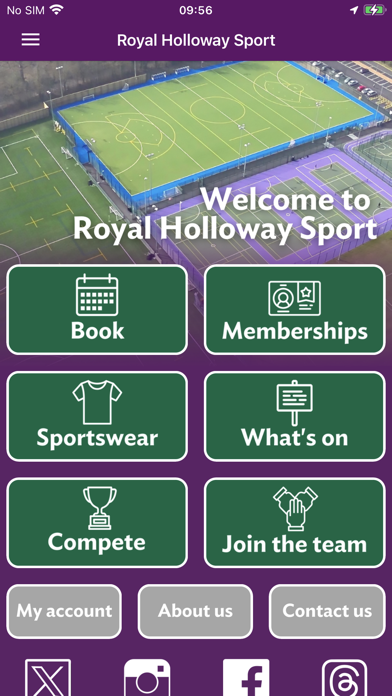 Royal Holloway Sport Screenshot