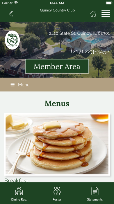 Quincy Country Club Screenshot
