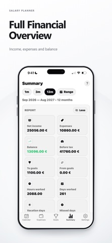 Salary Planner Screenshot 6 of 6
