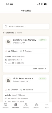 Pebblhub Nursery App screenshot