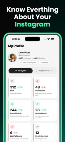 ReportAI - ig Profile Tracker Screenshot 2 of 6