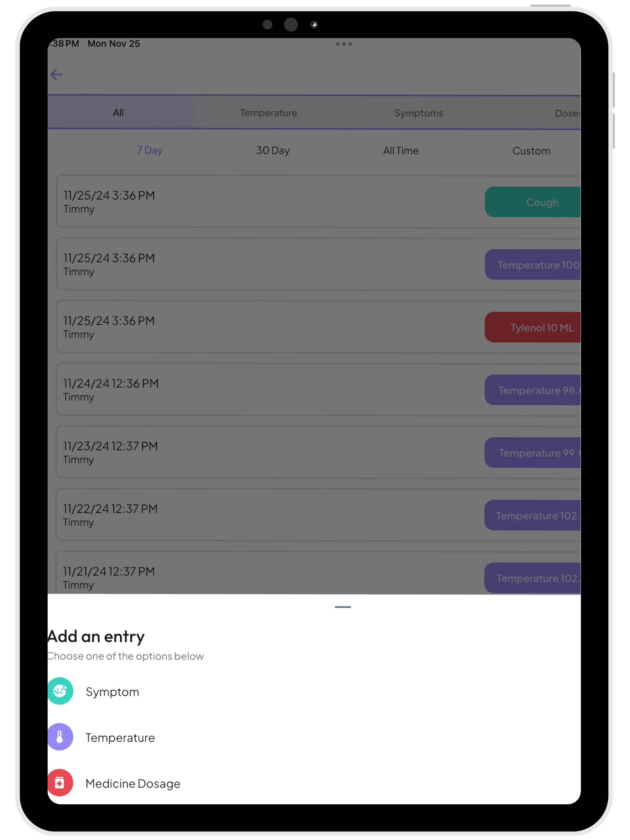 KidVitals: Fever Tracker