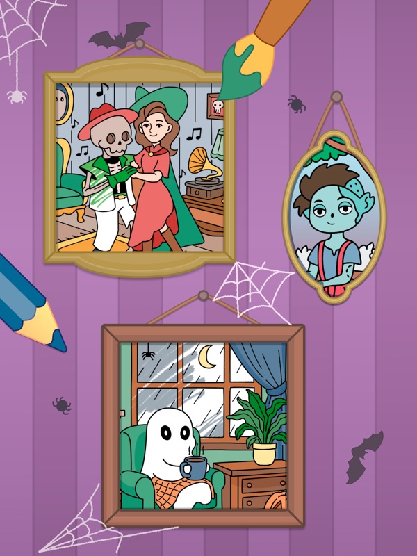 Boo Coloring Book: Cozy Horror screenshot 12