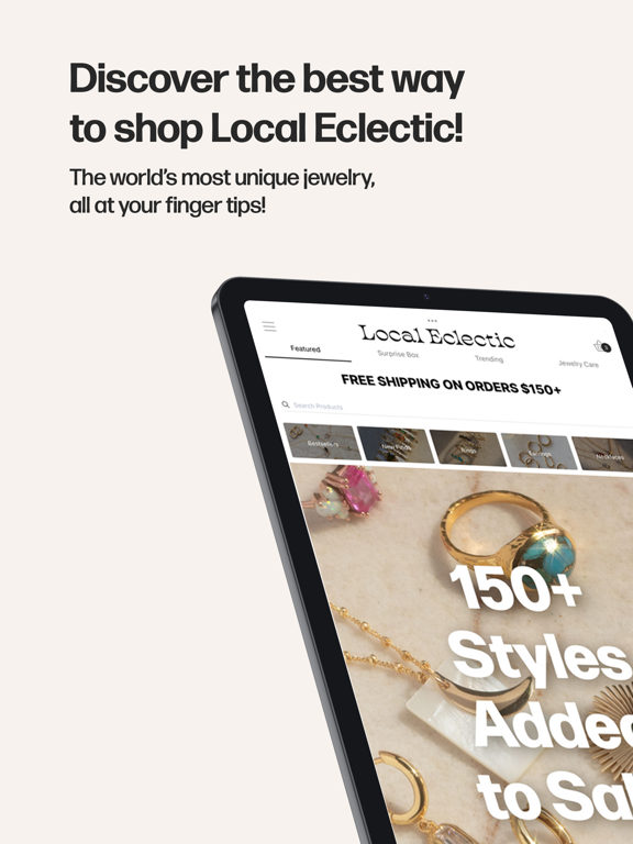 Local Eclectic iPad screenshot 1 - Shopping app