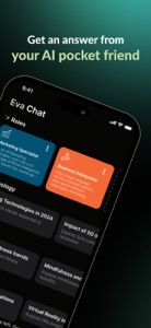 Eva: Chat AI and pocket friend screenshot #2 for iPhone