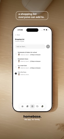 Homebase: Family Hub iPhone screenshot