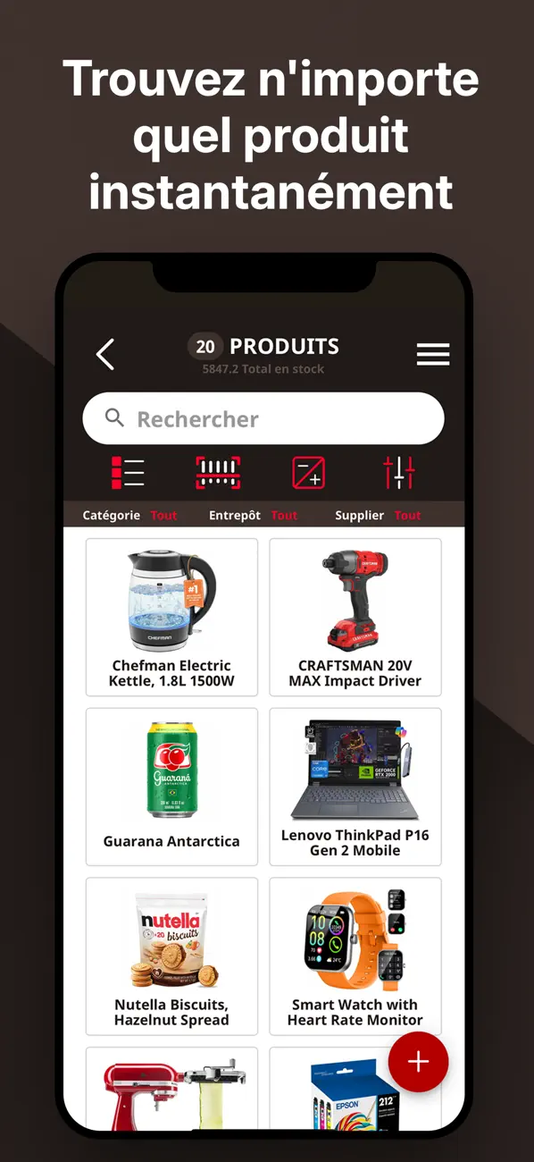 Screenshot #2 pour Telesto: Gestion d'Inventaire