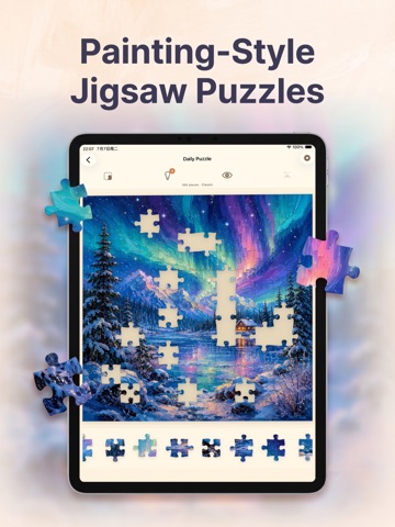 Pieceful Jigsaw Puzzle iPad screenshot